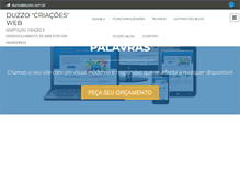 Tablet Screenshot of duzzo.com.br